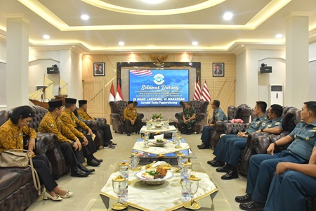 Komandan Lantamal VI Makassar Terima Kunjungan PEPABRI Provinsi Sulselbar
