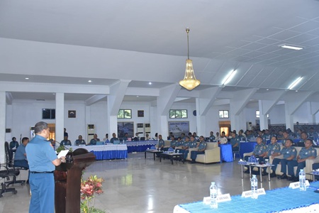 Lantamal VI Makassar Tuan Rumah Rekonsiliasi Internal Keuangan UO TNI AL Wilayah Timur Semester I 2025