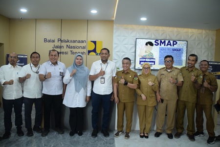 Hadianto Rasyid Bersama BPJN Sulteng Bahas Progres Pembangunan Infrastruktur Jalan Kota Palu