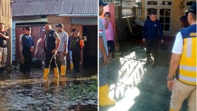 Wali Kota Palu Tinjau Sejumlah Lokasi yang Terendam Banjir Akibat Hujan Lebat