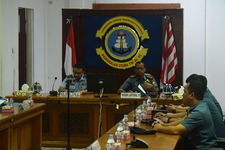 Wadan Lantamal VI Menghadiri Kegiatan Sesi II Tindak Lanjut Penggunaan Kembali PNBP Satgas Pemanfaatan BMN
