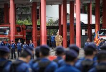 Kepala Damkarmat Makassar Berganti, Sekda Zulkifly Minta Kinerja Organisasi Jangan Padam