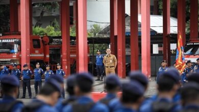 Kepala Damkarmat Makassar Berganti, Sekda Zulkifly Minta Kinerja Organisasi Jangan Padam