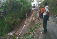 Tinjau Tanah Longsor di Dusun Baturapa, Ini yang Dihasilkan Tim Gabungan Terpadu BPBD dan Dinas PUTR Selayar