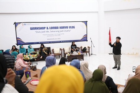 TP PKK Makassar Sukses Gelar Workshop Vlog UMKM 2025, Angkat Tema “Dulu Cuma Ide, Sekarang Jadi Usaha”