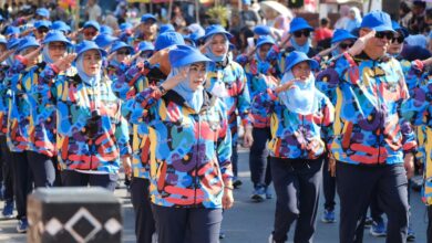 SKPD Pemkab Gowa, Instansi Hingga Organisasi Ramaikan Gerak Jalan HUT RI