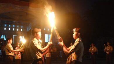 Pramuka Gowa Teguhkan Komitmen Tri Satya pada Peringatan Hari Jadi ke-64