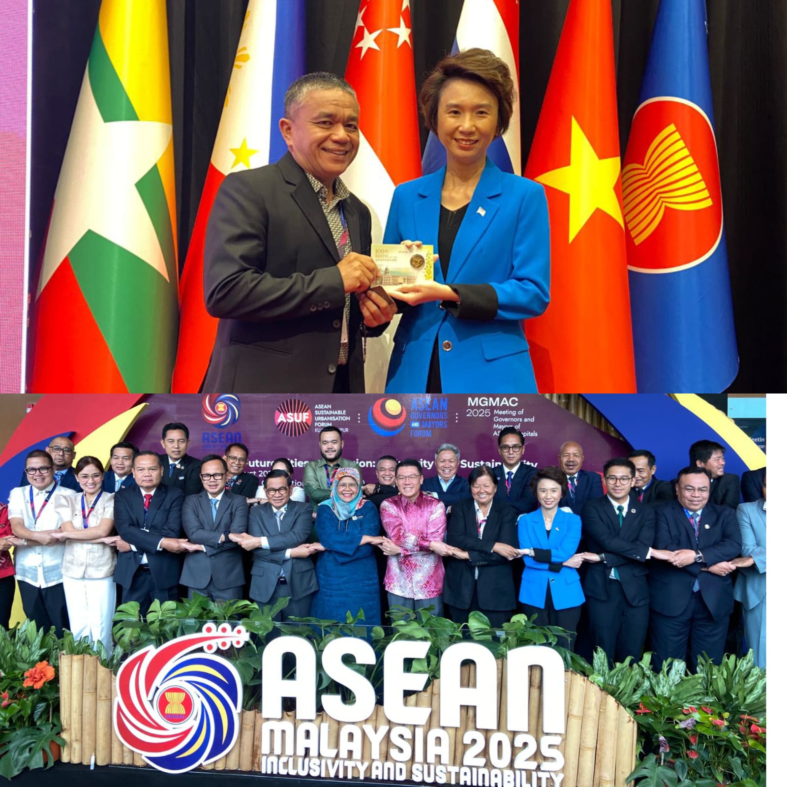 Hadiri Forum Kepala Daerah Se-ASEAN, Wali Kota Palu & Wali Kota Distrik Barat Daya Singapura Jalin Kerja Sama Intensif