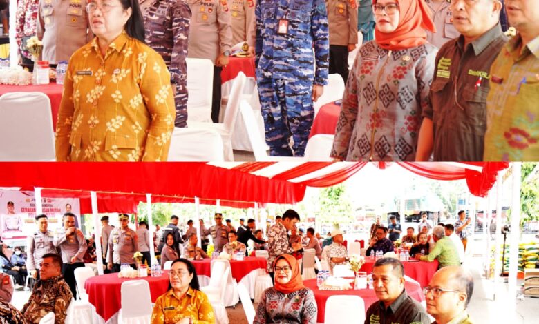 Wakili Wali Kota, Kadistan Pangan Palu Hadiri GPM Polri-Bulog di Mako Brimob Polda Sulteng