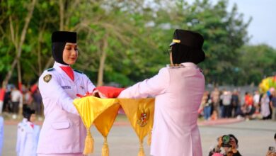 Bupati Gowa Ucapkan Terimakasih ke Seluruh Pelaksana Penurunan Bendera Peringatan HUT RI