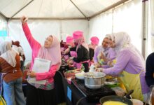 Melinda Aksa Pimpin Kekompakan Kader PKK dalam Family Gathering HKG ke-53