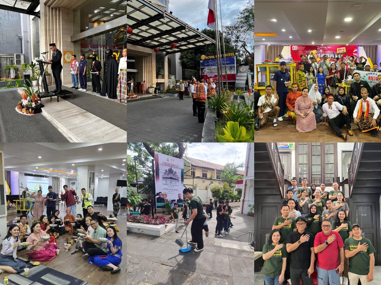Semarak 17 Agustus Royal Bay Hotel Makassar Meriahkan HUT RI dengan UMKM dan Aksi Peduli Museum