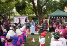 Bunda PAUD Makassar Resmikan Festival Persahabatan Gugus V TK Kecamatan Tamalanrea