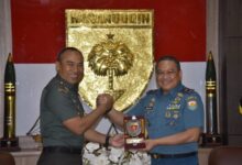 Transformasi Lantamal VI ke Kodaeral VI, Danlantamal VI Makassar Pamitan ke Pejabat Tinggi TNI/POLRI Sulsel