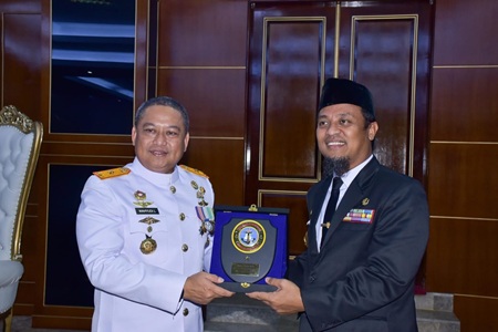 Transformasi Lantamal ke Kodaeral, Danlantamal VI Pamit Ke Gubernur Sulsel