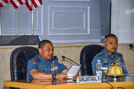 Staf Logistik Mabes TNI AL Laksanakan Bimbingan Teknis Aplikasi Sakti dan Siman V2 di Lantamal VI