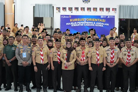 Bupati Husniah Dorong Keterlibatan Mabi dan Andalan Kwarcab Pramuka Gowa