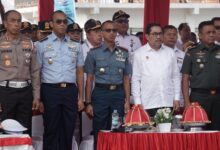 Wadan Lantamal VI Hadiri Launching Pesawat Amfibi dan Penandatanganan Prasasti Ground Breaking Water Aerodrome oleh Menhub dan Gubernur Sulsel