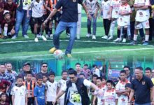 Plt Kadispora Makassar Buka Turnamen Mini Soccer "Perang Bintang" di Banta Bantaeng
