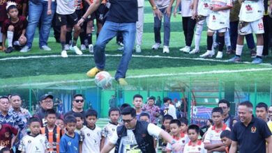 Plt Kadispora Makassar Buka Turnamen Mini Soccer "Perang Bintang" di Banta Bantaeng