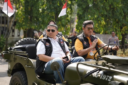 Wali Kota Makassar Ikut Lepas Peserta Merdeka Off Road Peduli IV bersama Gubernur dan Kapolda Sulsel