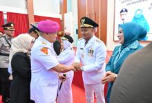 Danlantamal VI Berikan Ucapan Selamat Atas Penyumpahan Dan Pelantikan Wali Kota dan Wawali Palopo Provinsi Sulsel