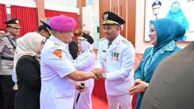 Danlantamal VI Berikan Ucapan Selamat Atas Penyumpahan Dan Pelantikan Wali Kota dan Wawali Palopo Provinsi Sulsel
