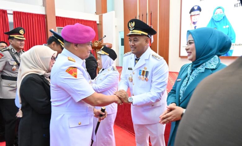 Danlantamal VI Berikan Ucapan Selamat Atas Penyumpahan Dan Pelantikan Wali Kota dan Wawali Palopo Provinsi Sulsel