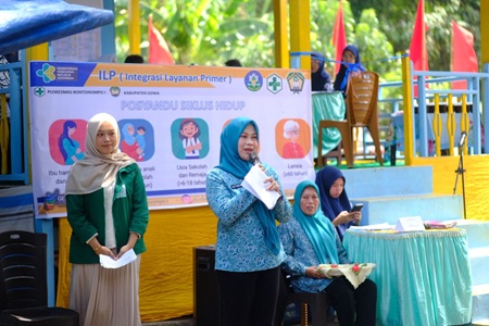 Ketua TP PKK Gowa Resmikan Posyandu Siklus Hidup di Desa Bontosunggu