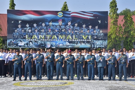 Jamin Seleksi Perimaan Prajurit TNI AL Tanpa Suap dan Nepotisme, Lantamal VI Makassar Kukuhkan Komitmen Lewat Pakta Integritas