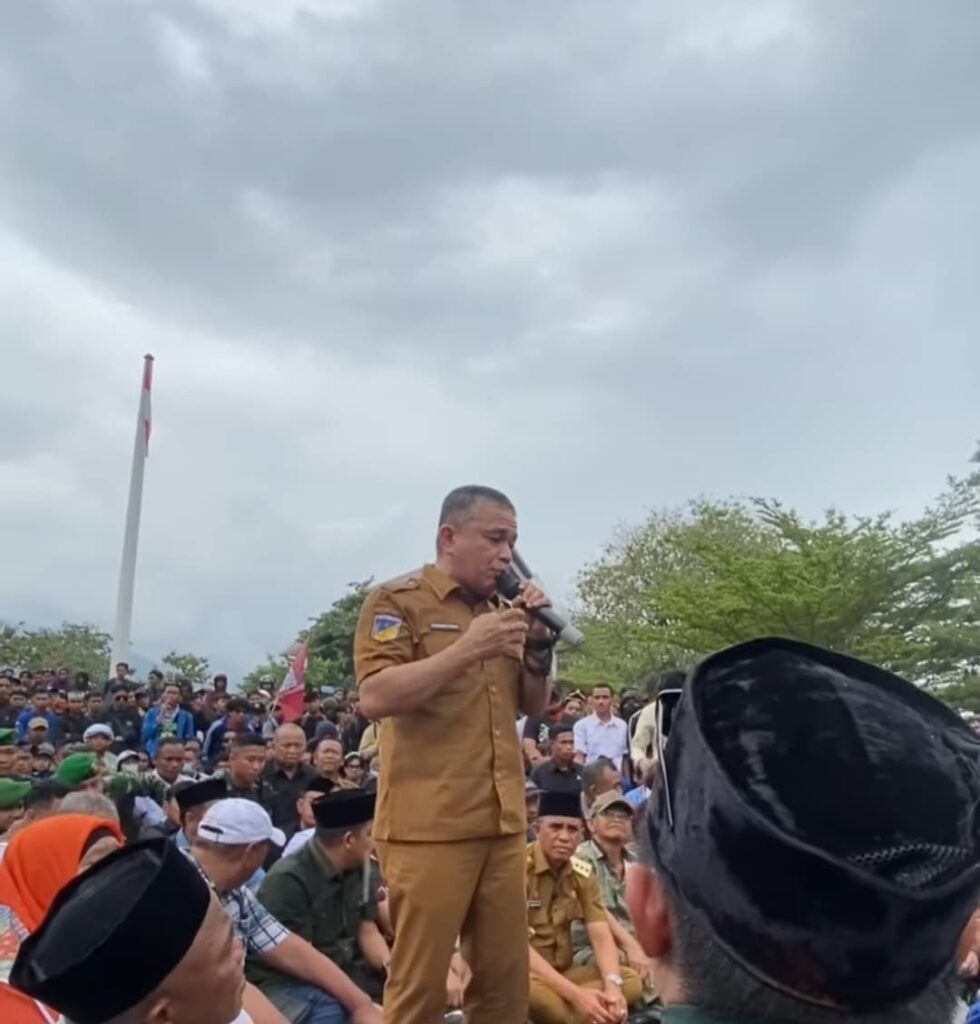 Wali Kota Hadianto Rasyid Pemimpin Pertama di Sulteng Yang Berani Temui Demonstran di Tengah Tensi Massa Mulai Memanas