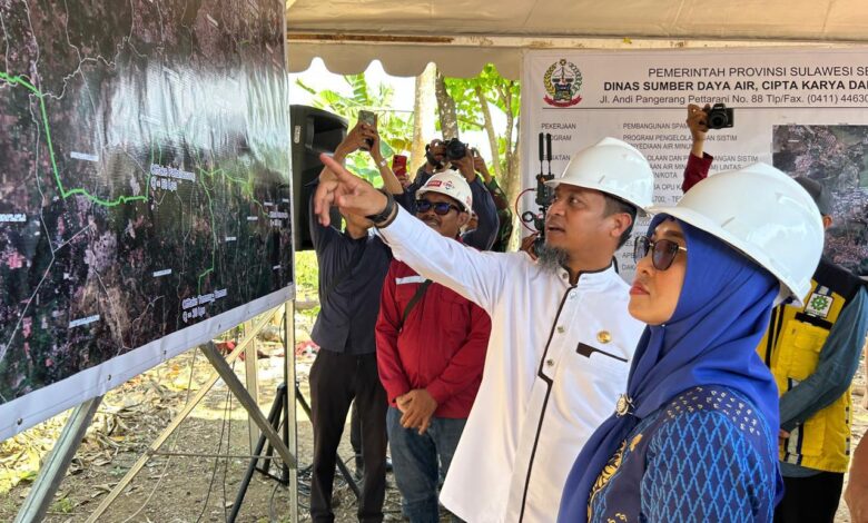 Tingkatkan Akses Layanan Air Bersih di Gowa, Pemprov Sulsel bersama Pemkab Gowa Mulai Pembangunan SPAM Mamminasata