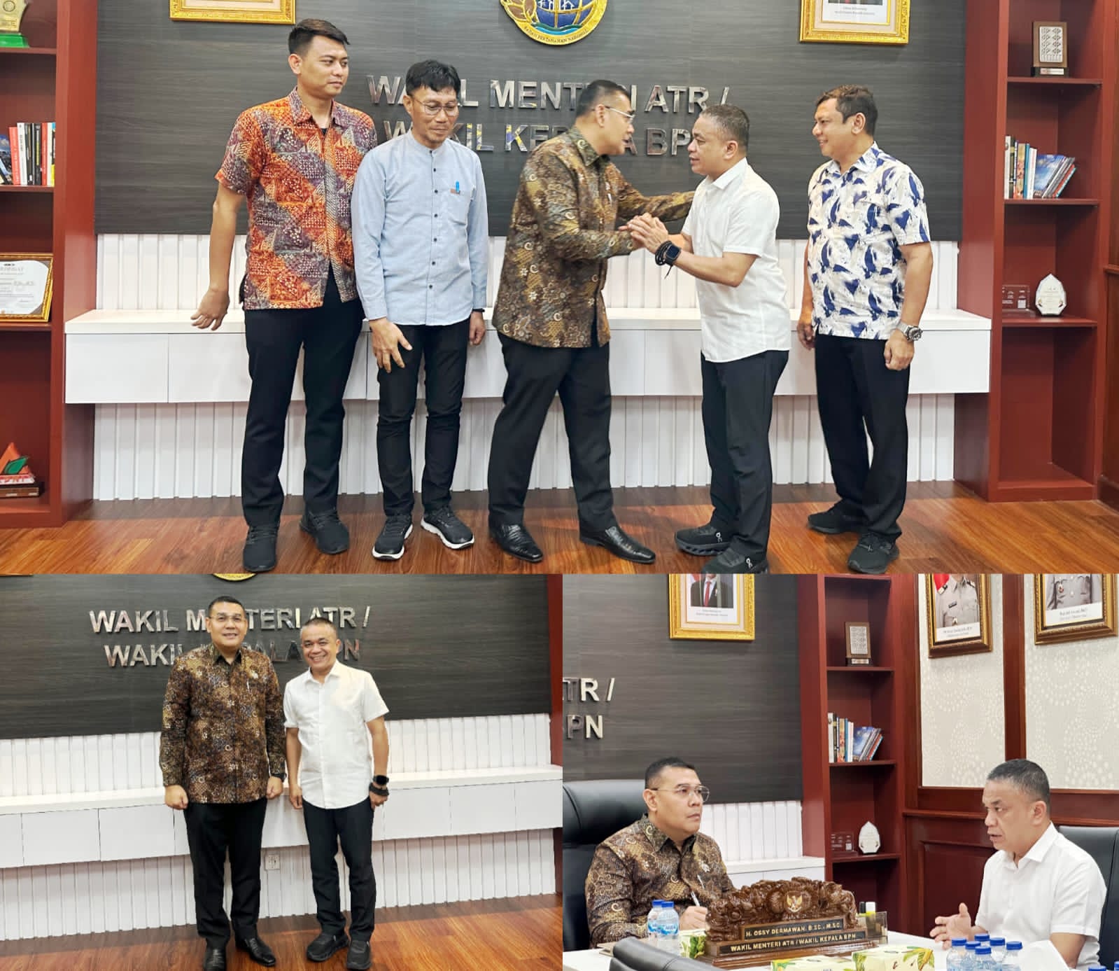 Wali Kota Palu Kunjungan ke Kementerian ATR/BPN RI Bahas Persoalan Lahan Eks HGB di Tondo