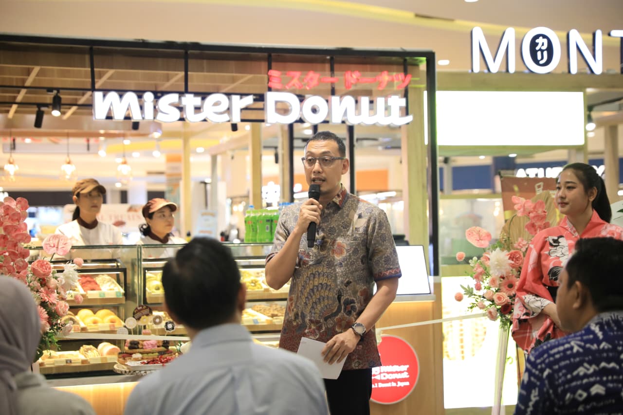 Mister Donut Buka Gerai ke-23 di Makassar, Sekda Zulkifly Paparkan Iklim Investasi Terkini