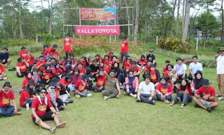 Serunya Media Outing Kalla Toyota “Sobat Media Lagi Ngumpul”
