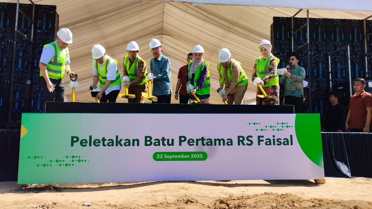 Siapkan Transformasi Signifikan, KALLA Lakukan Peletakan Batu Pertama Gedung Baru RS Faisal