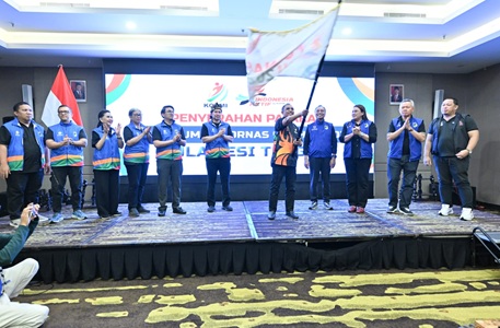 Sulteng Terima Pataka KORMI, Resmi Jadi Tuan Rumah FORNAS IX Tahun 2027