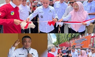 Wali Kota Palu Hadianto Rasyid Resmikan Infrastruktur Beton RT/RW