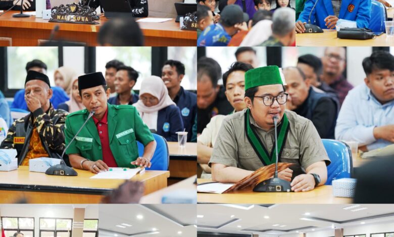 Hadianto Rasyid Gelar Dialog Interaktif Bersama Mahasiswa, Pimpinan Kampus, Organisasi Kemasyarakatan dan KOmunitas Ojol