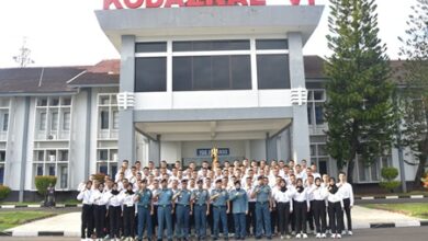 Kapoksahli Kodaeral VI Lepas Casis Bintara dan Tamtama PK Gel I 2025 Panda Makassar