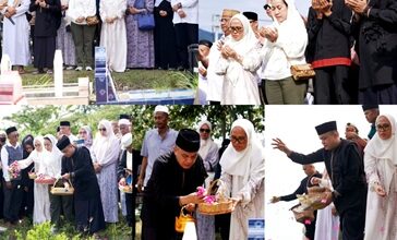 Pemkot Palu Ziarah dan Tabur Bunga di Sejumlah Titik Tsunami 2018