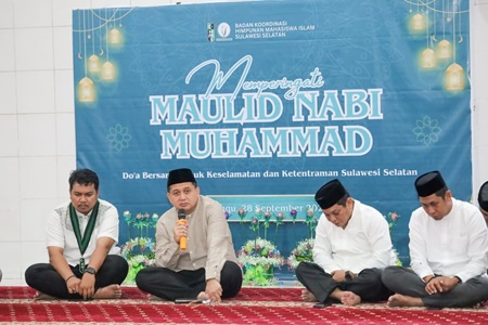 Munafri Ajak HMI dan Masyarakat Hidupkan Spirit Nabi Muhammad SAW