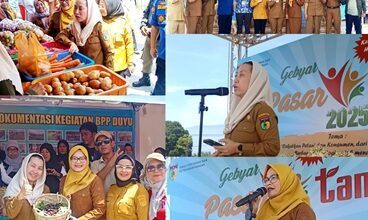 Wawali Imelda Hadiri Gebyar Pasar Tani 2025 di Lapangan Vatulemo