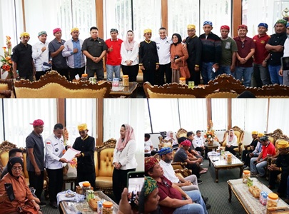 Hadianto Rasyid Terima Tokoh Masyarakat Poboya dan Lingkar Tambang