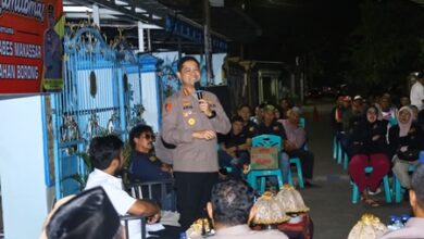 Ngopi Kamtibmas Kapolrestabes Makassar di Manggala Jadi Wadah Aspirasi Warga