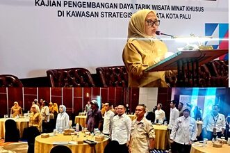 Wakili Wali Kota Palu, Sekda Irmayanti Hadiri Kajian Pengembangan Daya Tarik Wisata Minat Khusus