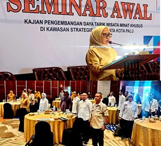 Wakili Wali Kota Palu, Sekda Irmayanti Hadiri Kajian Pengembangan Daya Tarik Wisata Minat Khusus