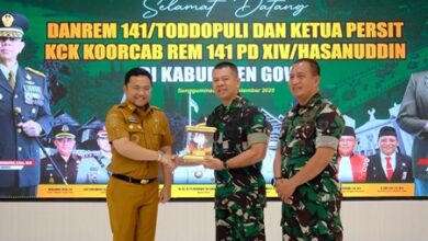 Wabup Gowa Dorong Penguatan TNI–Pemda Hadapi Tantangan Daerah