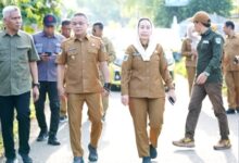 Wali Kota Palu Hadianto bersama Wakil Wali Kota Imelda Kunjungan ke Lokasi Eks HGB di Kelurahan Tondo