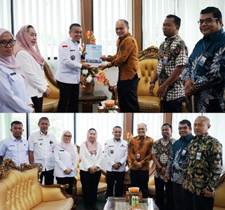 Wali Kota Palu Terima Kunjungan Kepala Perwakilan BPKP Sulteng